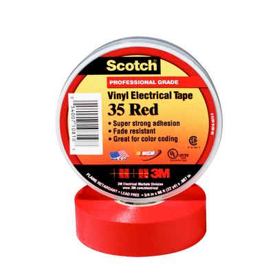 3m scotch 35 pvc tape 19mm x 20m rood
